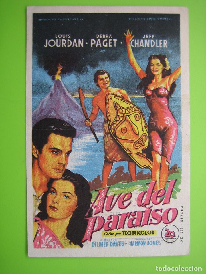 Carteles espect&aacute;culos: 4 Programa de cine. Ave del para&iacute;so - Foto 1