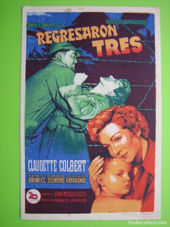 Carteles espect&aacute;culos: 4 Programa de cine. Regresaron tres - Foto 1