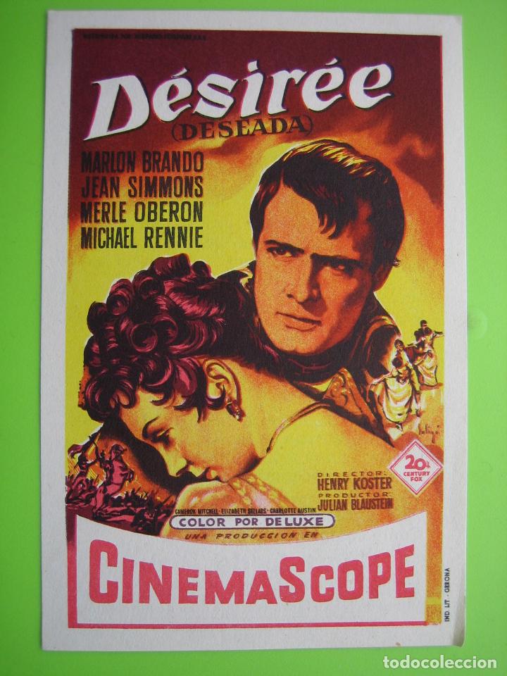 Carteles espect&aacute;culos: 4 Programa de cine. Desiree. Cine trajando - Foto 1