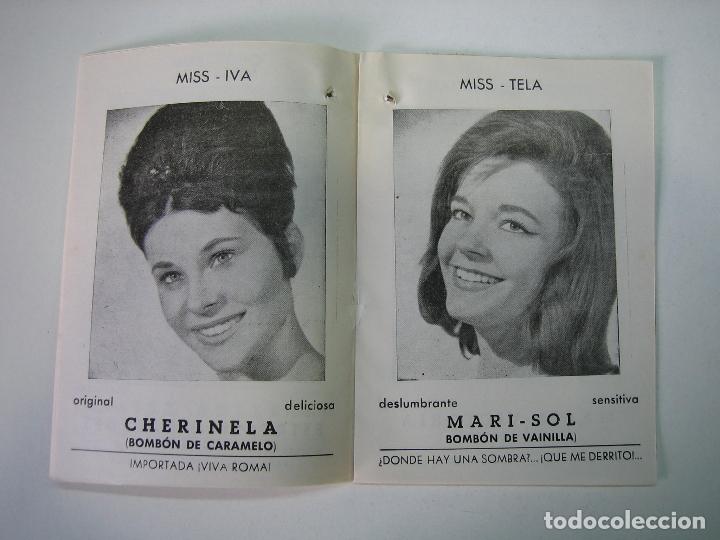 Carteles espect&aacute;culos: Antiguo programa de espect&aacute;culo o teatro. Misses variadas. Cinema Cabrera. Ecija 1964 - Foto 3