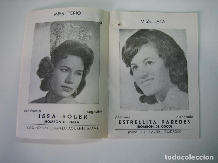 Carteles espect&aacute;culos: Antiguo programa de espect&aacute;culo o teatro. Misses variadas. Cinema Cabrera. Ecija 1964 - Foto 4