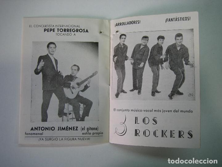 Carteles espect&aacute;culos: Antiguo programa de espect&aacute;culo o teatro. Misses variadas. Cinema Cabrera. Ecija 1964 - Foto 6