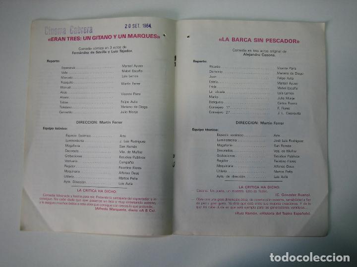 Carteles espect&aacute;culos: Programa de teatro o espect&aacute;culo. Compa&ntilde;&iacute;a Calder&oacute;n de la Barca - Foto 2