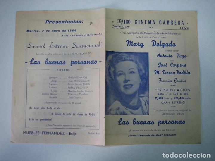 Carteles espect&aacute;culos: Programa de teatro o espect&aacute;culo. - Foto 1