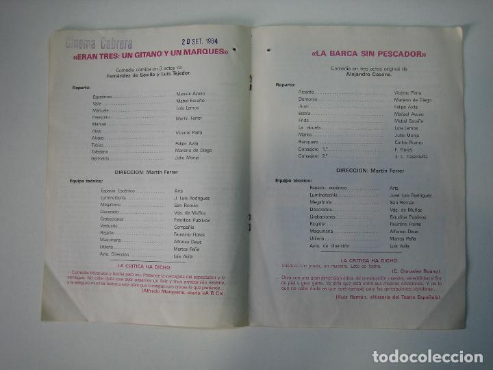 Carteles espect&aacute;culos: Programa de teatro o espect&aacute;culo. Compa&ntilde;&iacute;a Calder&oacute;n de la Barca - Foto 4