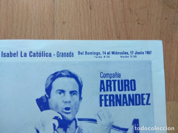Carteles espect&aacute;culos: PROGRAMA DE TEATRO ISABEL LA CATOLICA --PATO A LA NARANJA - Foto 2