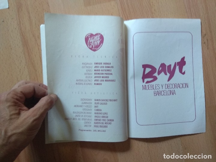 Carteles espect&aacute;culos: PROGRAMA DE TEATRO ISABEL LA CATOLICA --JUGANDO A VIVIR - Foto 4