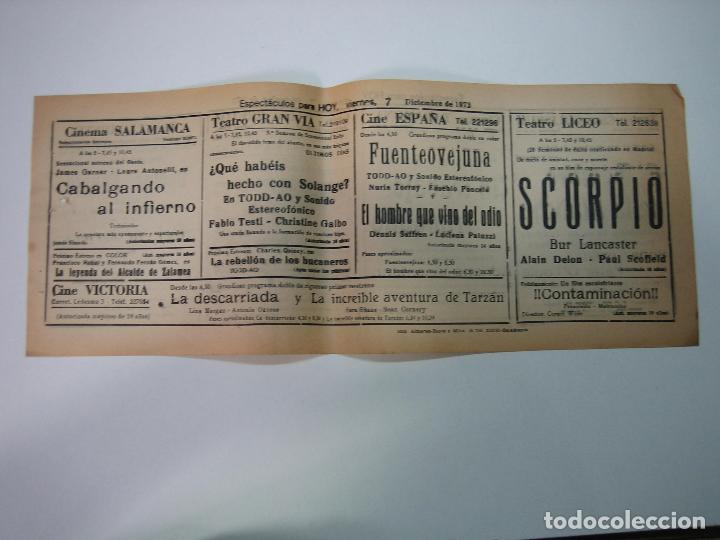 Carteles espect&aacute;culos: Antiguo programa de cines. Cartelera de peliculas 1972 - Foto 1