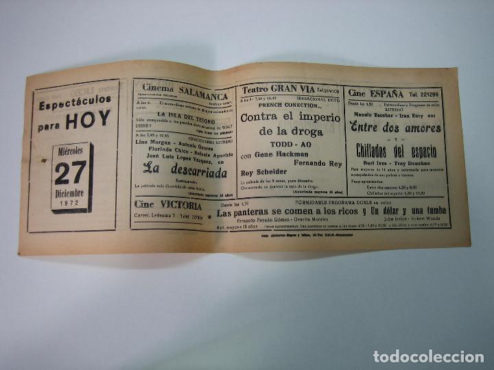 Carteles espect&aacute;culos: Antiguo programa de cines. Cartelera de peliculas 1971 - Foto 1