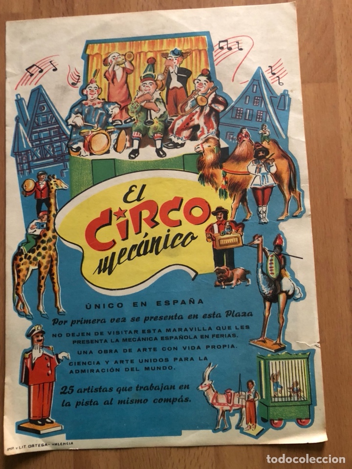 Carteles espect&aacute;culos: Programa el circo mec&aacute;nico - Foto 1