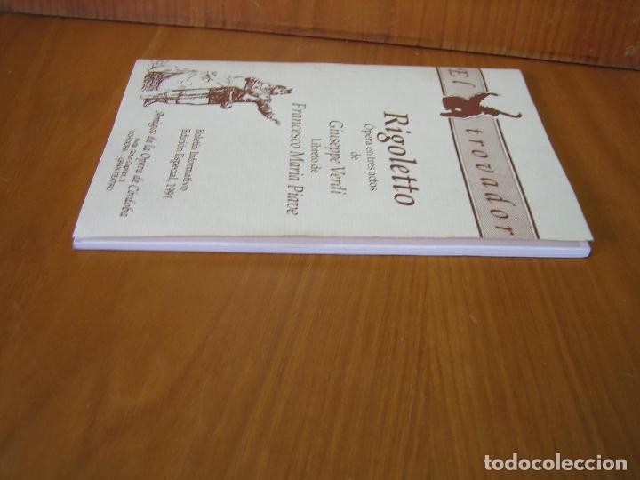 Carteles espect&aacute;culos: Programa de teatro Rigoletto - Foto 3