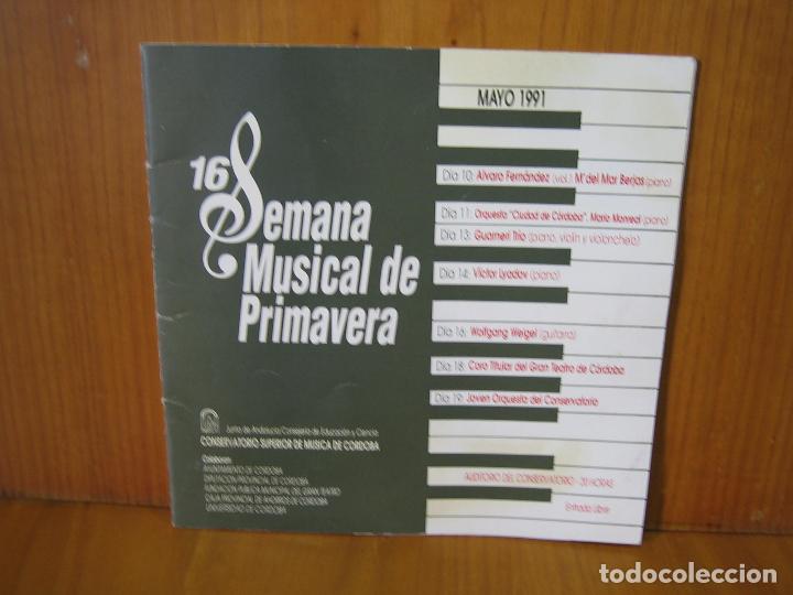 Carteles espect&aacute;culos: Programa de teatro O m&uacute;sica. Cordoba - Foto 1