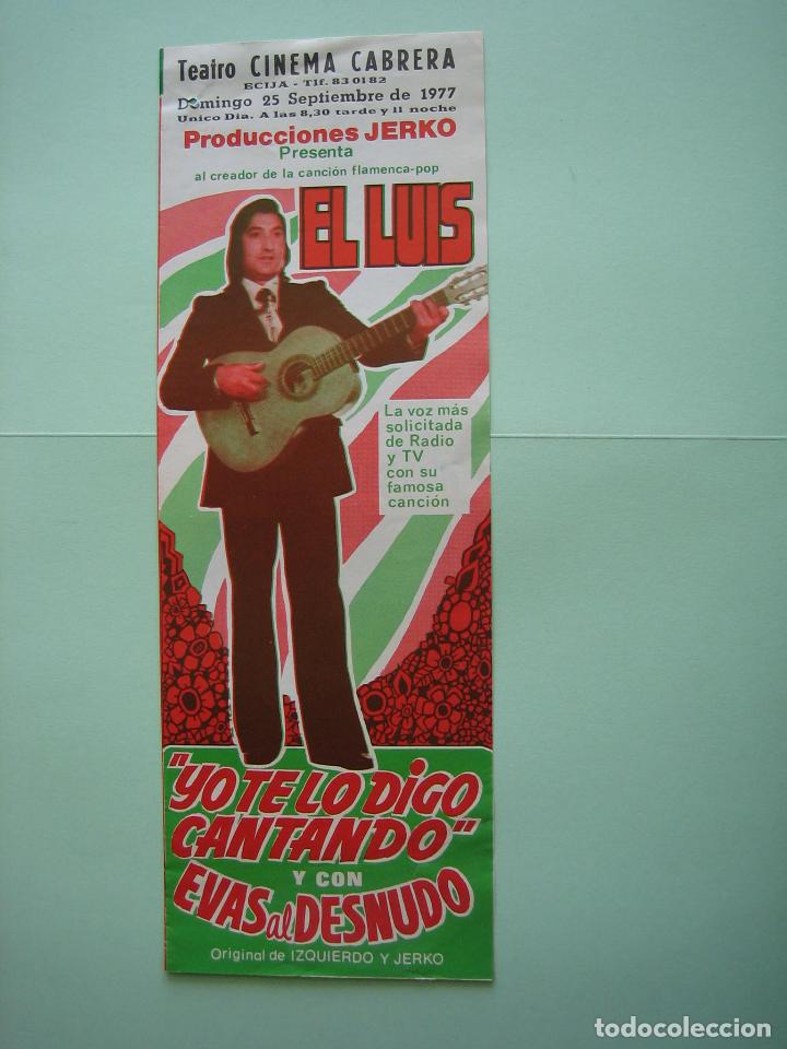 Carteles espect&aacute;culos: Antiguo programa de espect&aacute;culo y variedades - Foto 1
