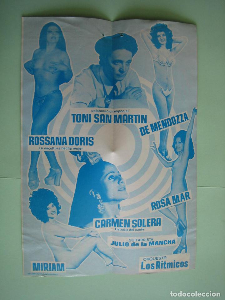Carteles espect&aacute;culos: Antiguo programa de espect&aacute;culo y variedades - Foto 2