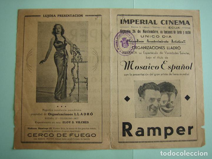 Carteles espect&aacute;culos: Antiguo Programa de espect&aacute;culo flamenco - Foto 1