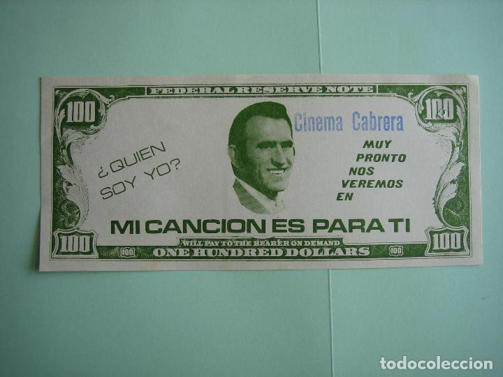 Carteles espect&aacute;culos: Antiguo programa de espect&aacute;culos. Manolo Escobar - Foto 1