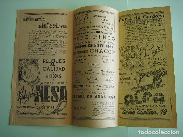 Carteles espect&aacute;culos: Antiguo programa de espect&aacute;culos. Flamenco. Pepe Pinto - Foto 2