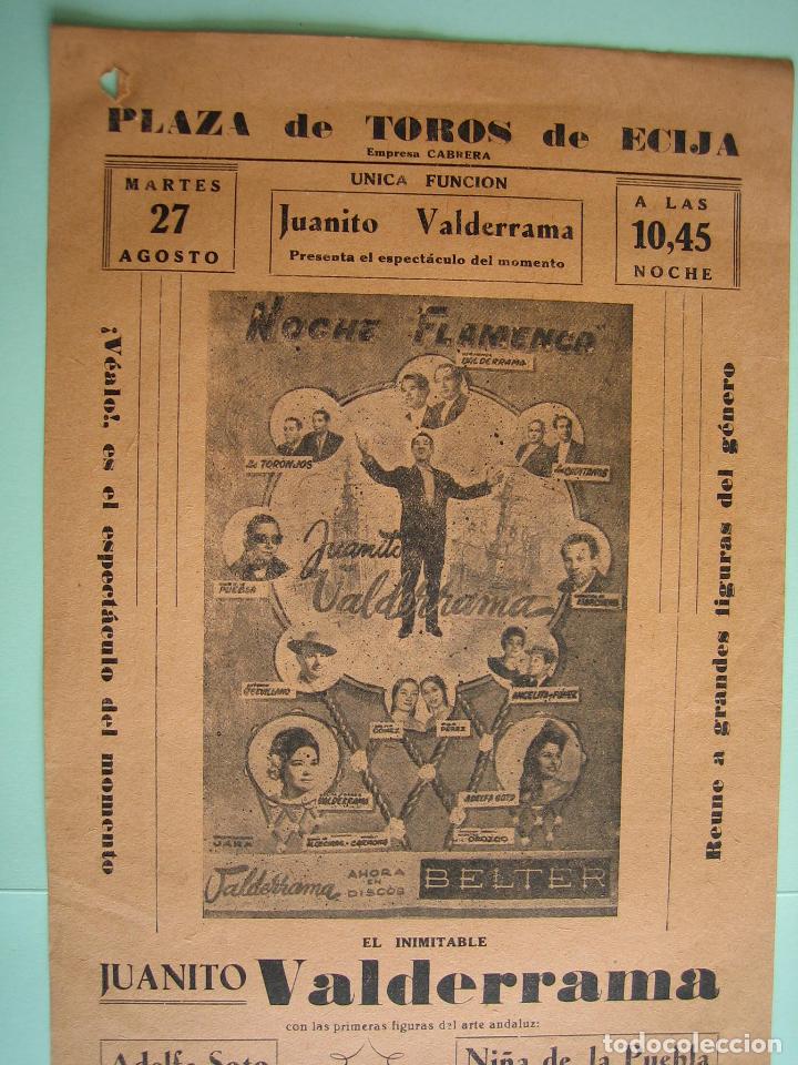 Carteles espect&aacute;culos: Antiguo programa de espect&aacute;culos. Flamenco - Foto 2