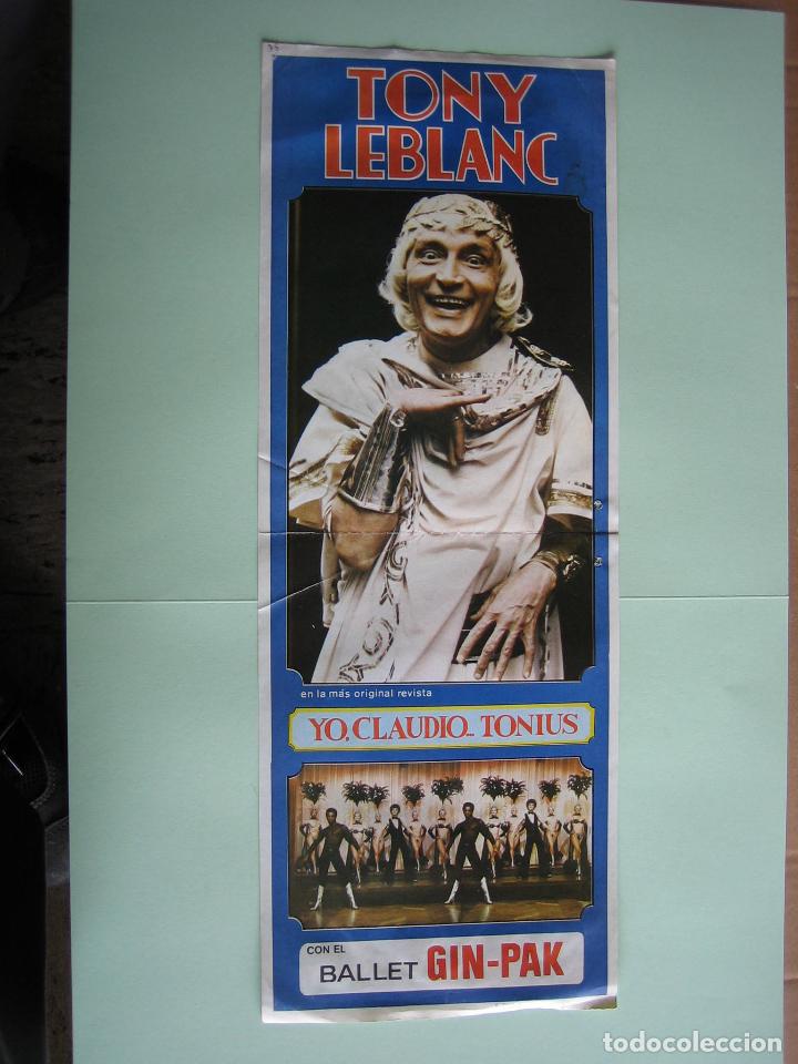 Carteles espect&aacute;culos: Antiguo programa de espect&aacute;culos y Variedades. To&ntilde;i Leblanc - Foto 1