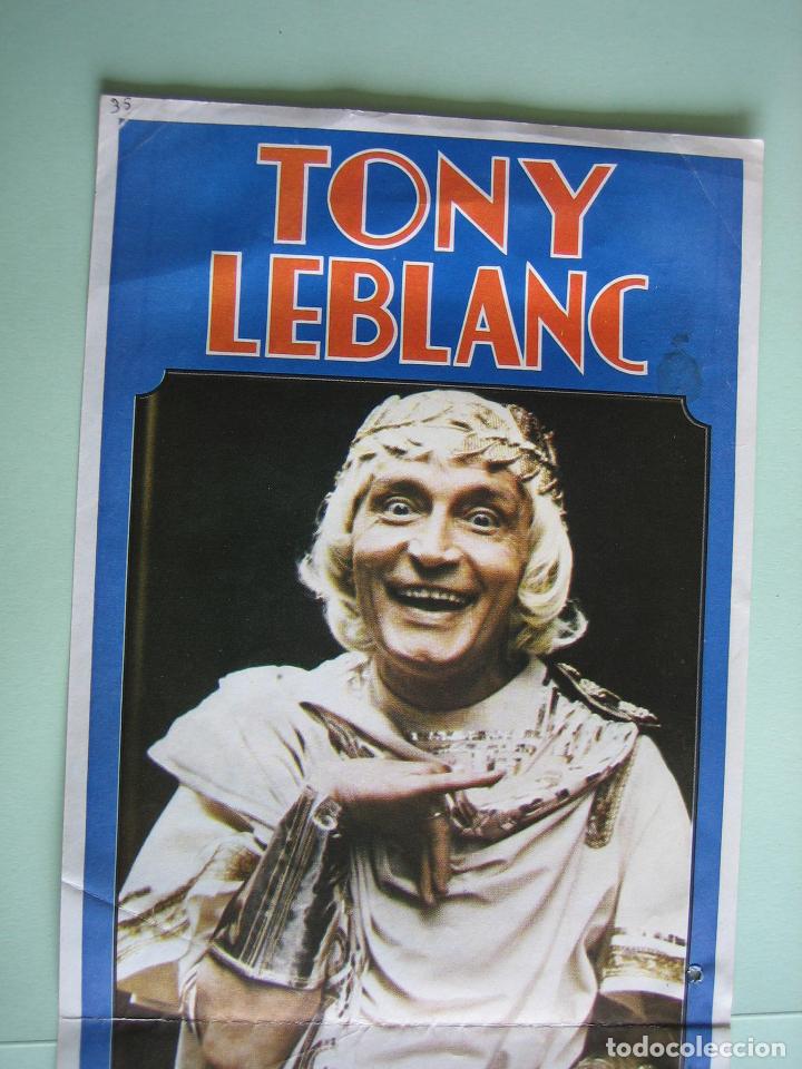 Carteles espect&aacute;culos: Antiguo programa de espect&aacute;culos y Variedades. To&ntilde;i Leblanc - Foto 2
