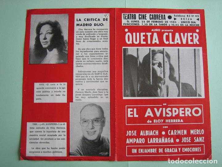 Carteles espect&aacute;culos: Antiguo programa de espect&aacute;culos y Variedades. - Foto 1