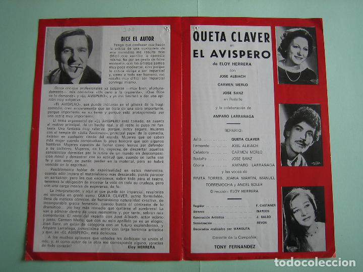 Carteles espect&aacute;culos: Antiguo programa de espect&aacute;culos y Variedades. - Foto 2