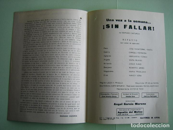 Carteles espect&aacute;culos: Antiguo programa de espect&aacute;culos y Variedades. - Foto 2