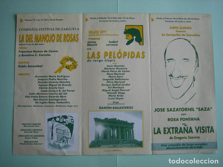 Carteles espect&aacute;culos: Antiguo programa de espect&aacute;culos y Variedades. - Foto 2