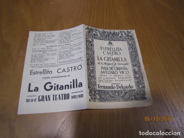 Carteles espect&aacute;culos: Antiguo programa de espect&aacute;culos y Variedades. Estrellita Castro - Foto 1