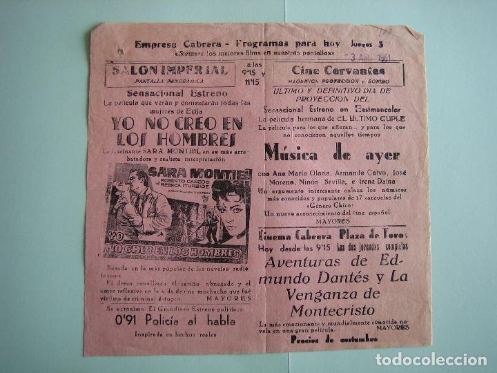 Carteles espect&aacute;culos: Antiguo programa de espect&aacute;culos y Variedades. Flamenco. - Foto 1