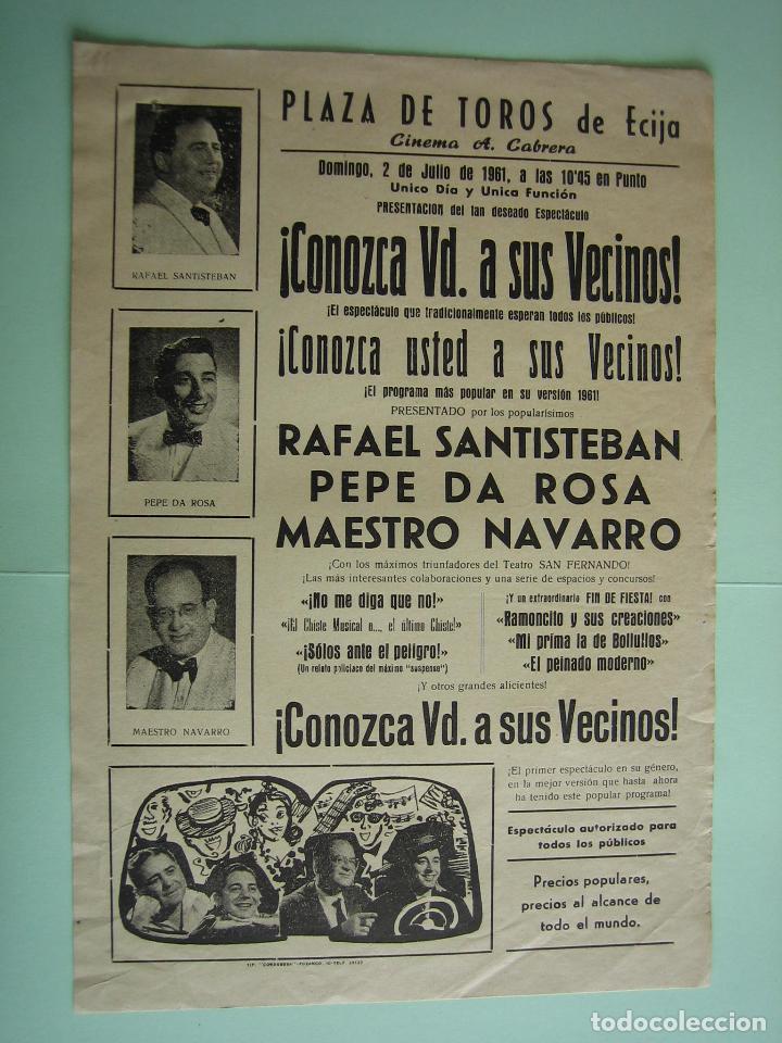 Carteles espect&aacute;culos: Antiguo programa de espect&aacute;culos y Variedades. Flamenco. - Foto 1