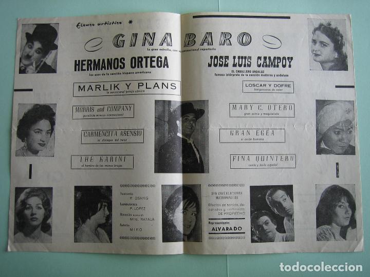 Carteles espect&aacute;culos: Antiguo programa de variedades y flamenco. - Foto 2
