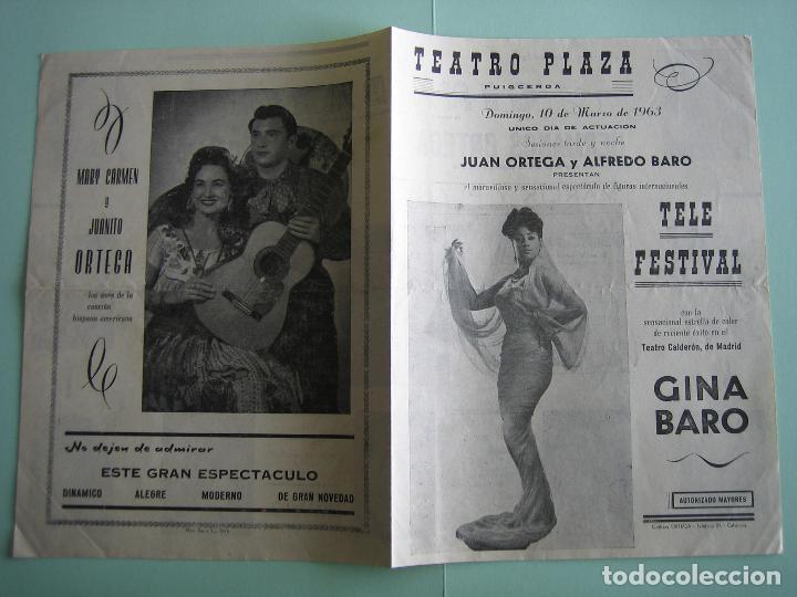 Carteles espect&aacute;culos: Antiguo programa de variedades y flamenco. - Foto 3
