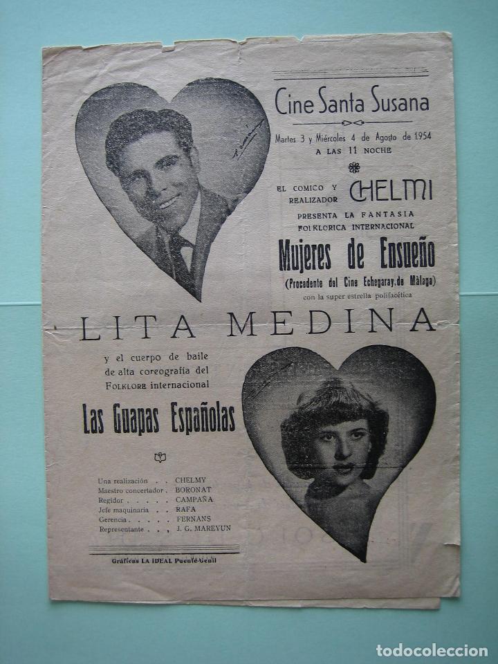 Carteles espect&aacute;culos: Antiguo programa de variedades y flamenco. - Foto 1