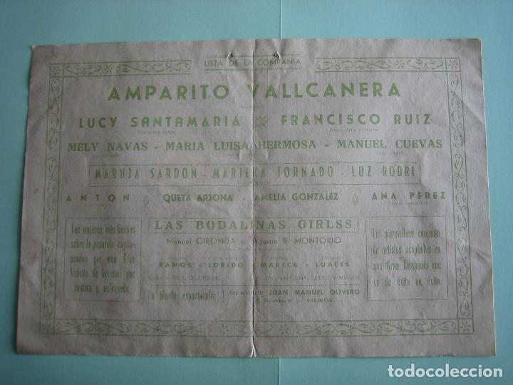 Carteles espect&aacute;culos: Antiguo programa de variedades y flamenco - Foto 2