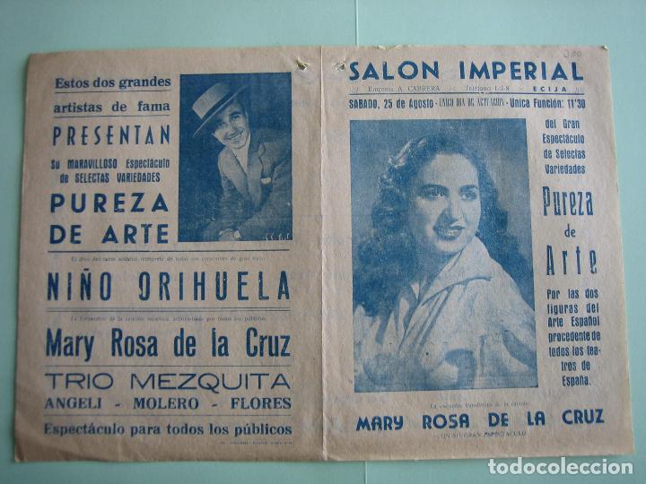 Carteles espect&aacute;culos: Antiguo programa de variedades y flamenco - Foto 1