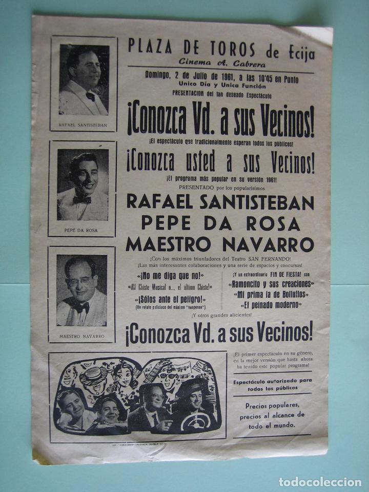 Carteles espect&aacute;culos: Antiguo cartel o programa de espect&aacute;culo variedades o teatro - Foto 2