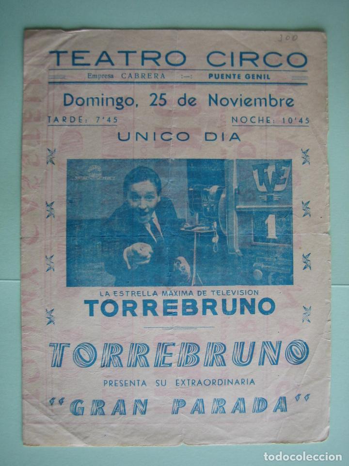 Carteles espect&aacute;culos: Antiguo cartel o programa de espect&aacute;culo variedades o teatro - Foto 1