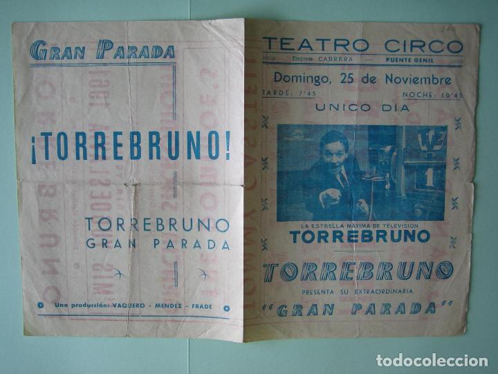 Carteles espect&aacute;culos: Antiguo cartel o programa de espect&aacute;culo variedades o teatro - Foto 3