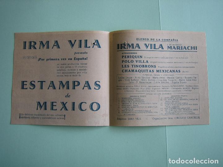 Carteles espect&aacute;culos: Antiguo cartel o programa de espect&aacute;culo variedades o teatro - Foto 2