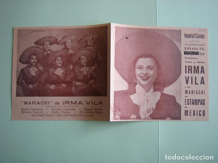 Carteles espect&aacute;culos: Antiguo cartel o programa de espect&aacute;culo variedades o teatro - Foto 3