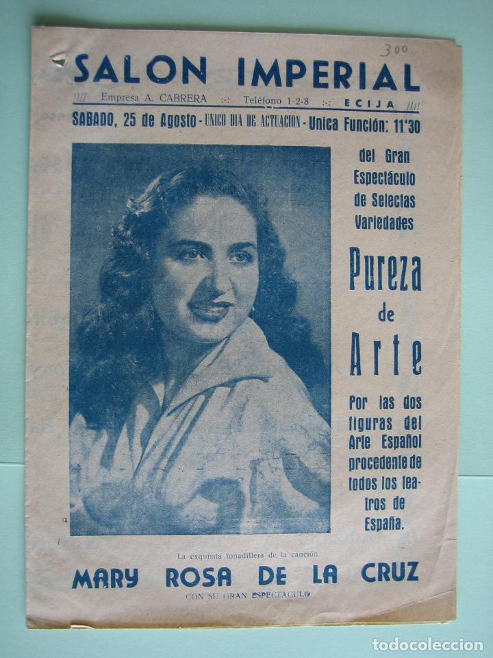 Carteles espect&aacute;culos: Antiguo cartel o programa de teatro y Variedades. - Foto 1