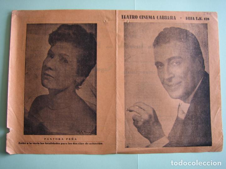 Carteles espect&aacute;culos: Antiguo cartel o programa de teatro y Variedades. - Foto 1