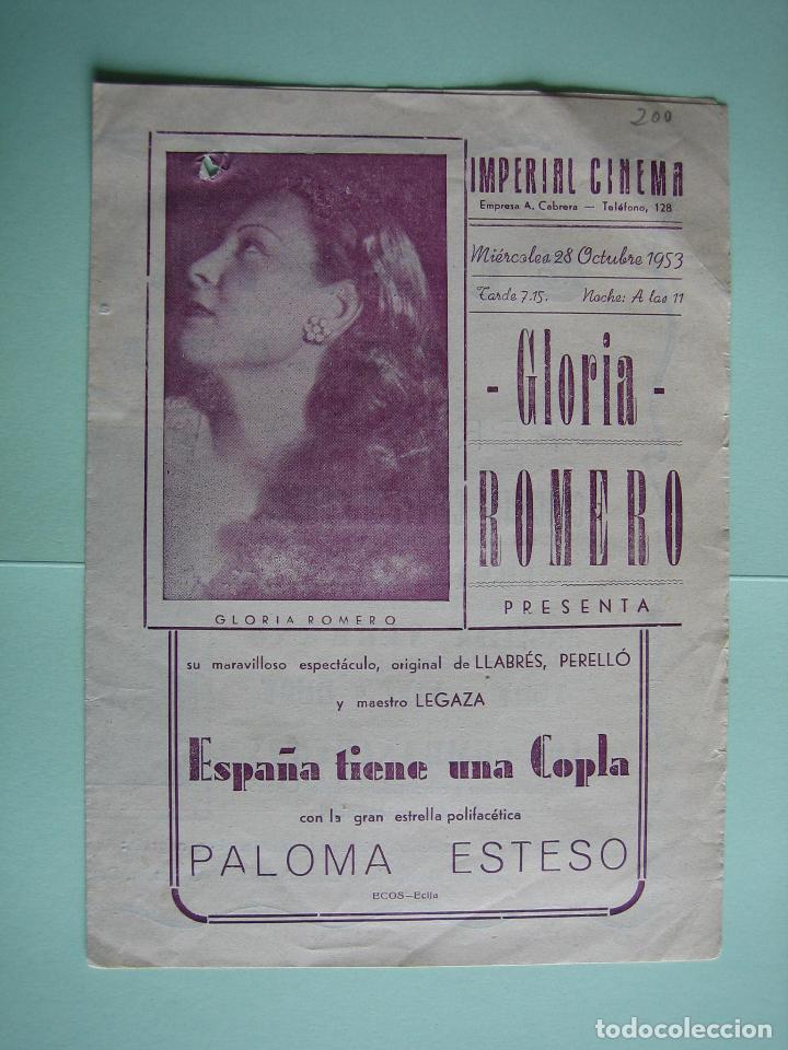 Carteles espect&aacute;culos: Antiguo cartel o programa de teatro y variedades - Foto 1