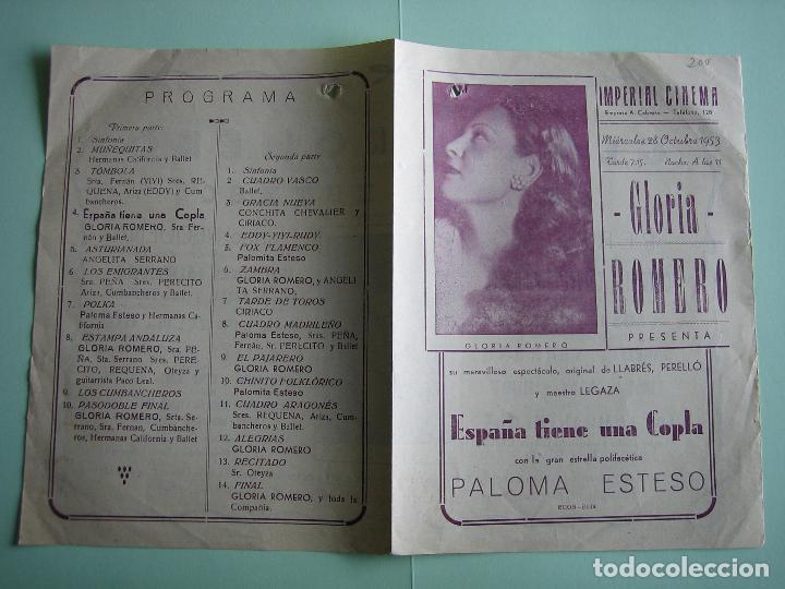 Carteles espect&aacute;culos: Antiguo cartel o programa de teatro y variedades - Foto 3