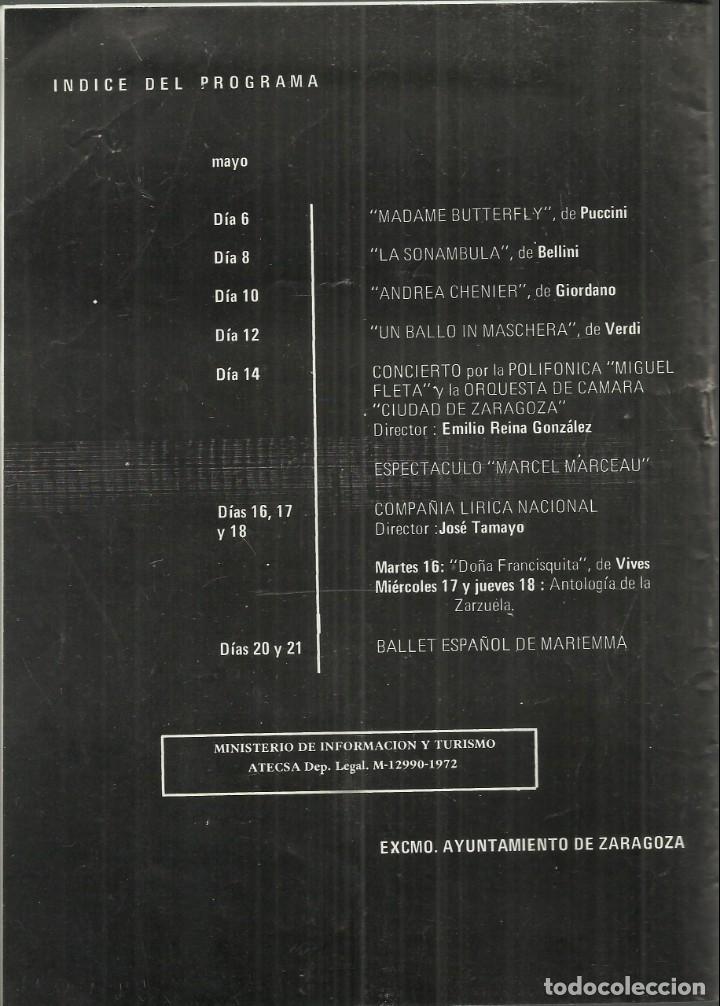 Carteles espect&aacute;culos: Festivales de Espa&ntilde;a 1972 - Foto 3
