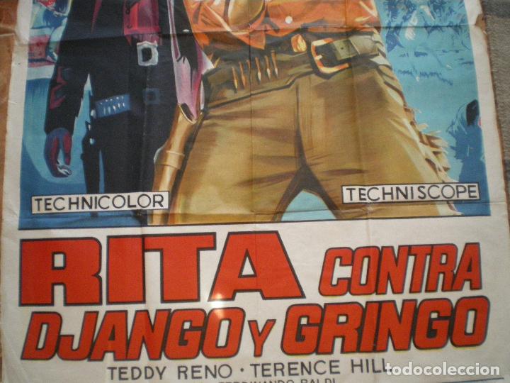 Carteles espect&aacute;culos: ANTIGUO CARTEL RITA PAVONE - Foto 4