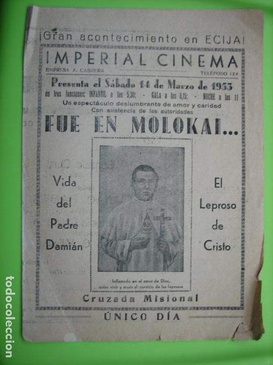 Carteles espect&aacute;culos: Antiguo programa de espect&aacute;culos - Foto 1