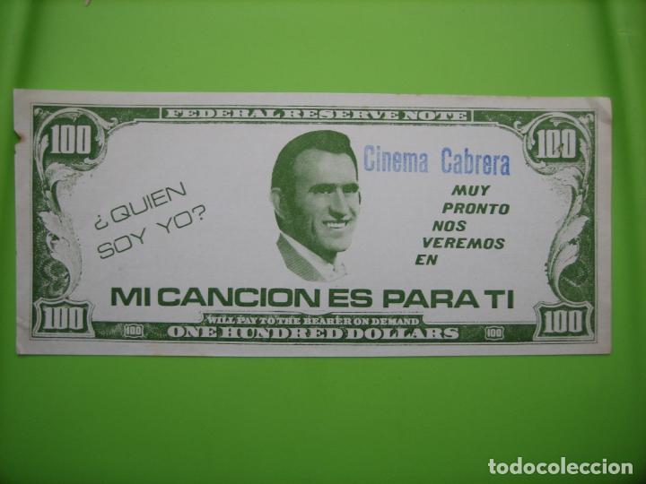Carteles espect&aacute;culos: Antiguo programa de espect&aacute;culos. Manolo Escobar - Foto 1