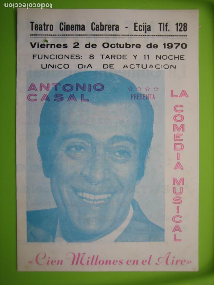 Carteles espect&aacute;culos: Antiguo programa de espect&aacute;culos - Foto 1